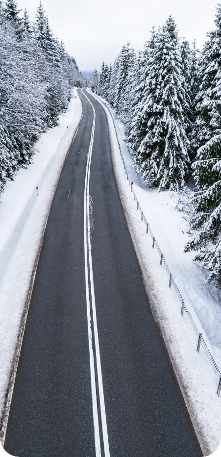 Salage préventif des routes et allées pour éviter le verglas